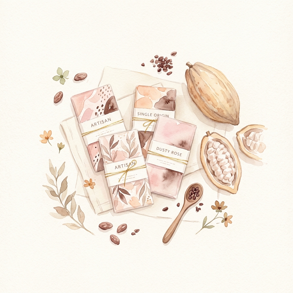 Craft chocolate detail